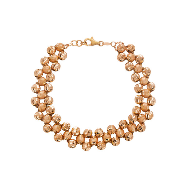دستبند طلا 18 عیار زنانه جواهری سون مدل 4347
