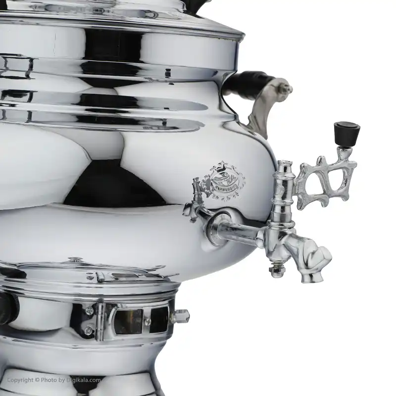 سماور گاز سوز عالی نسب مدل سیمینه گنجایش 5 لیتر