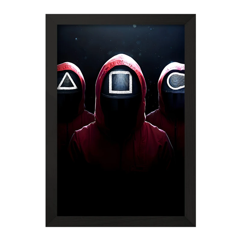 تابلو خندالو مدل بازی مرکب (Squid Game) کد F11869