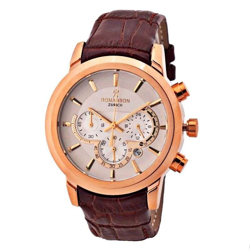 ساعت مچی عقربهای مردانه رومانسون مدل سه موتور فعال کرنوگراف کد 102 ساعت مچی عقربهای مردانه رومانسون مدل سه موتور فعال کرنوگراف کد 102