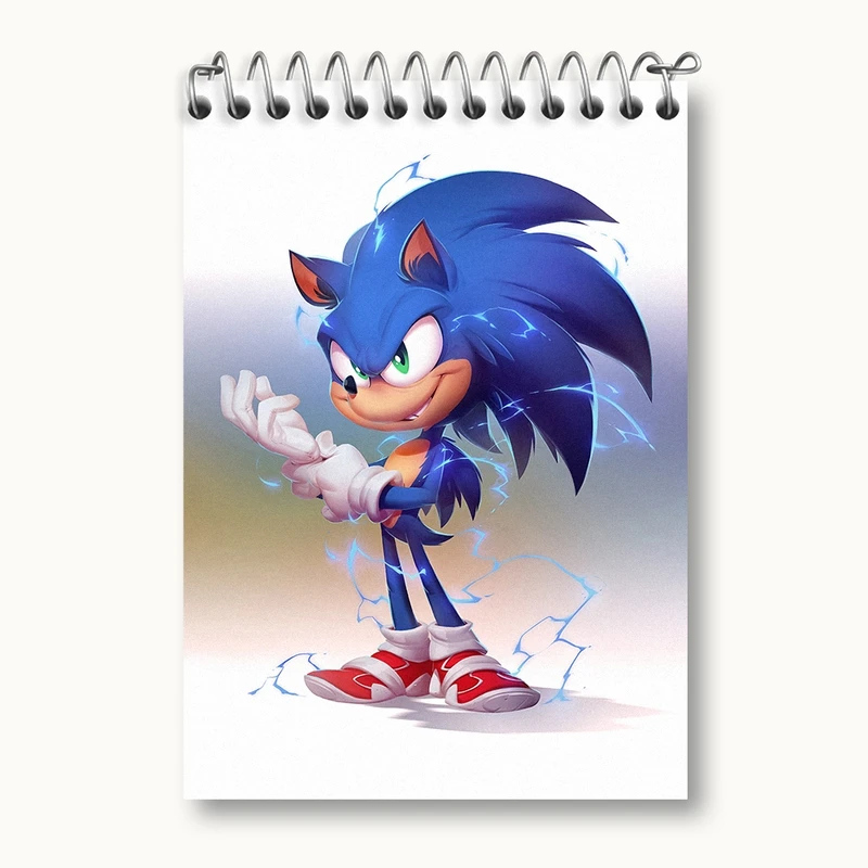 دفتر یادداشت 50 برگ خندالو مدل سونیک (Sonic) کد 37024