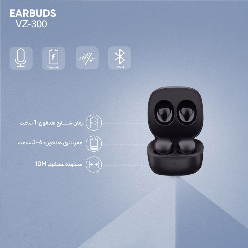 هندزفری بلوتوثی ونزو مدل VZ-300 -  - 10