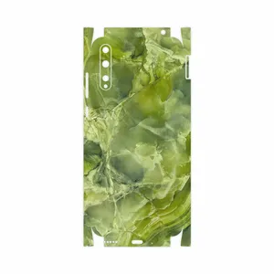 MAHOOT Green Crystal Marble-FullSkin Cover Sticker for Huawei Y8p