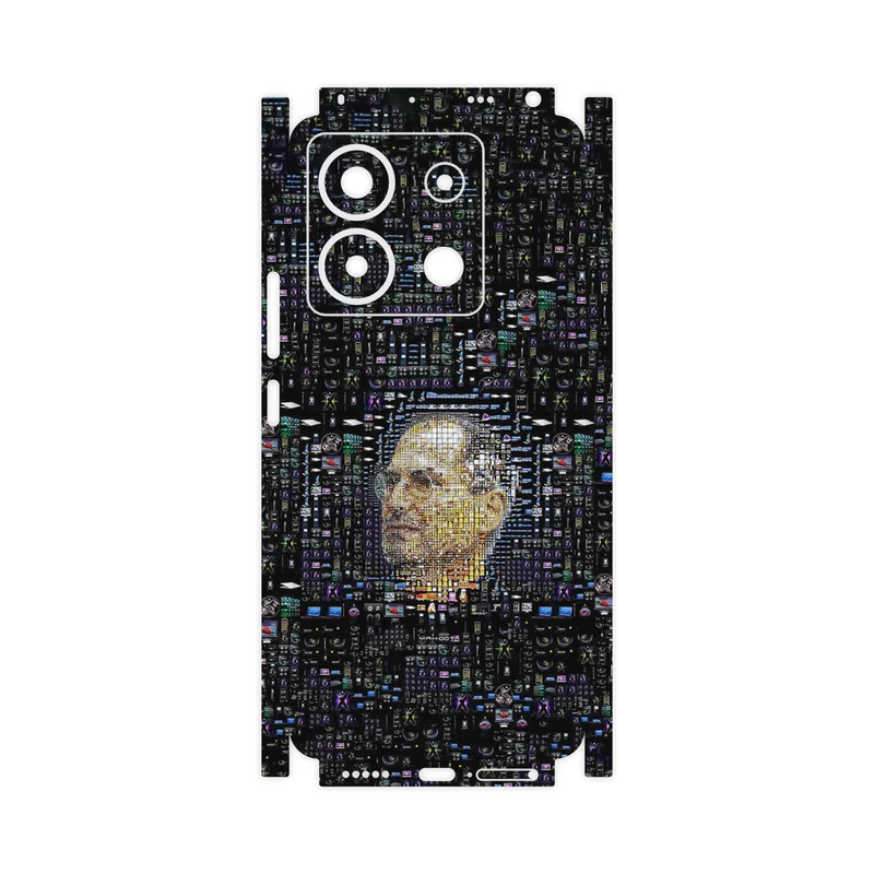 برچسب پوششی ماهوت مدل Collage of Steve Jobs 2-FullSkin مناسب برای گوشی موبایل شیائومی Redmi Note 13 Pro 5G