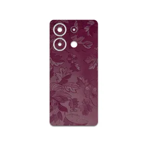 MAHOOT Red-Wildflower Cover Sticker for Xiaomi Redmi Note 13 4G