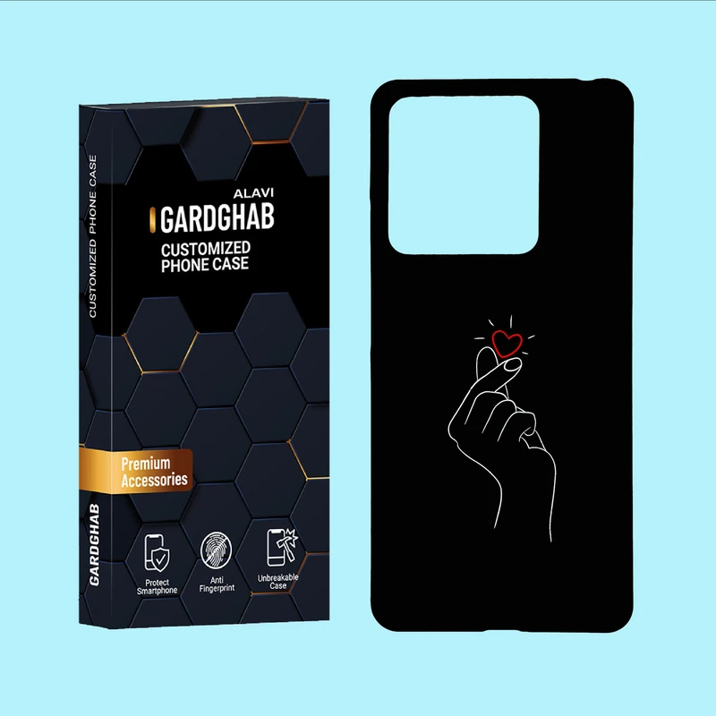 کاور گارد قاب علوی مدل عاشقانه مناسب برای گوشی موبایل شیائومی Redmi Note 13 5G