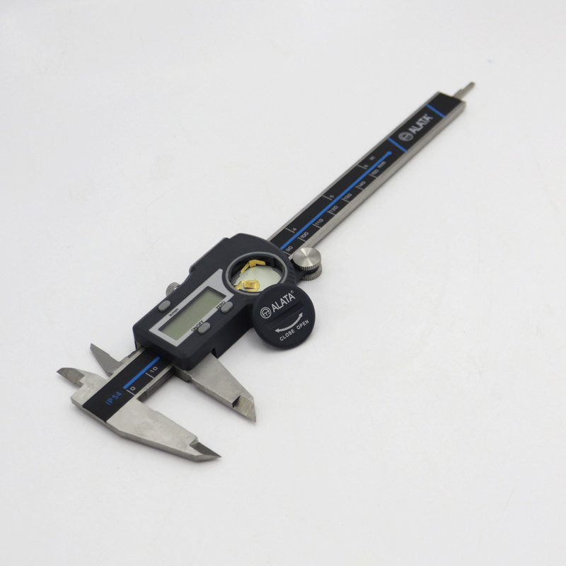 کولیس آلاتا مدل دیجیتالی کد YP-3DOKME-0-150MM گسترده 0-150 میلی متر