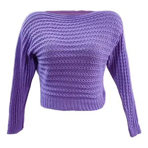 پلیور زنانه مدل یقه قایقی