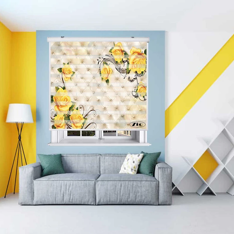 پرده زبرا زیو کد 3D1467 سایز 150x200 سانتی متر