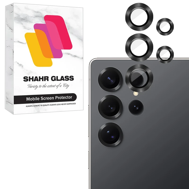 محافظ لنز دوربین شهر گلس مدل RINS20 مناسب برای گوشی موبایل سامسونگ Galaxy S25 Ultra