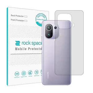Transparent Rockspace HyGEL model phone back protector suitable for Xiaomi Mi 11 Pro mobile phone