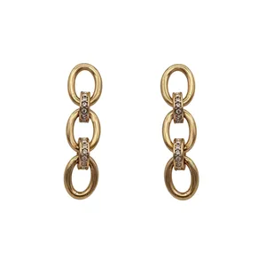 گوشواره زنانه تاش مدل زنجیری 