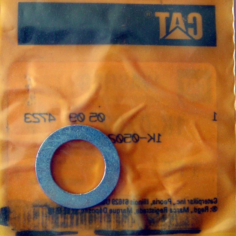 واشر تخت ماشین آلات کاترپیلار کد 1K0502