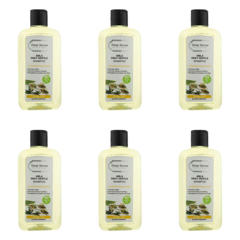 شامپو مو دیپ سنس مدل honeysuckle حجم 200 میلی لیتر مجموعه 6 عددی