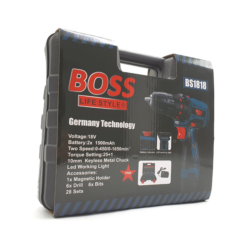 مجموعه 27 عددی پیچ گوشتی شارژی باس مدل LIFE_STYLE