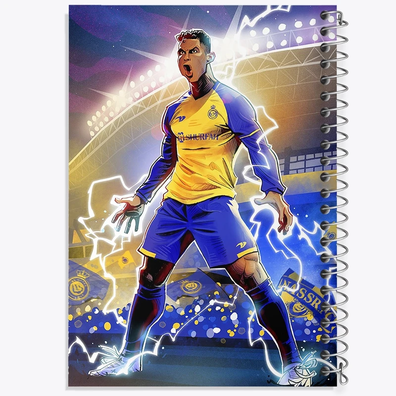 دفتر نقاشی 50 برگ خندالو طرح کریستیانو رونالدو کد F301