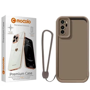 کاور موکولو مدل Silicone Puffer Strap مناسب برای گوشی موبایل سامسونگ Galaxy Note 20 Ultra به همراه بند آویز