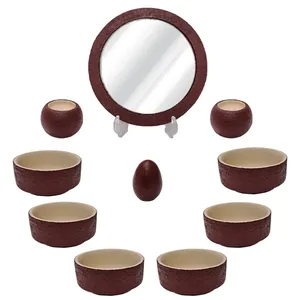 مجموعه ظروف هفت سین 10 پارچه مدل آلبالو مدرن