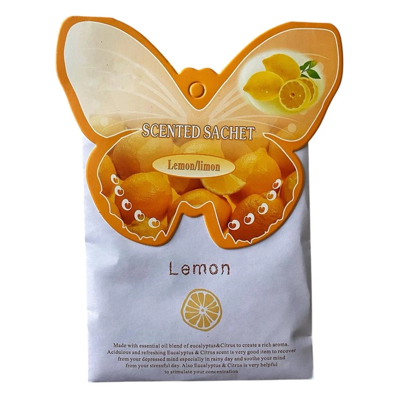 خوشبوکننده و ضد بید کمد لباس مدل آویز رایحه لیمو وزن 20 گرم