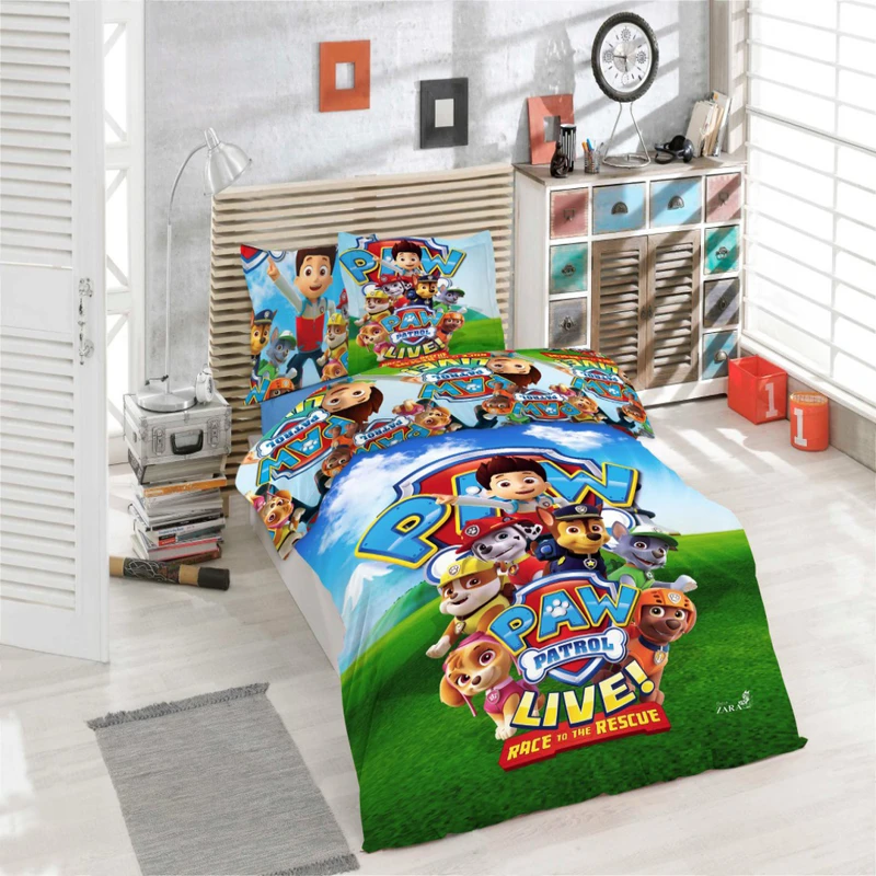 سرویس روتختی زارا هوم مدل Paw Patrol یک نفره 5 تکه