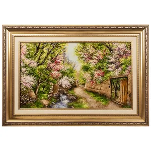 تابلو فرش دستباف سی پرشیا مدل کوچه باغ بهاری کد 902715