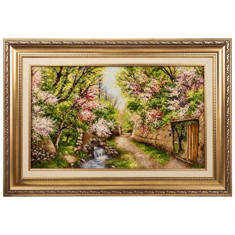 تابلو فرش دستباف سی پرشیا مدل کوچه باغ بهاری کد 902715