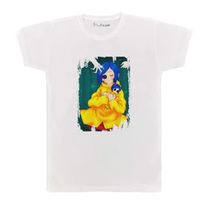 تی شرت بچگانه پرمانه طرح کورالین کد pmt.4781