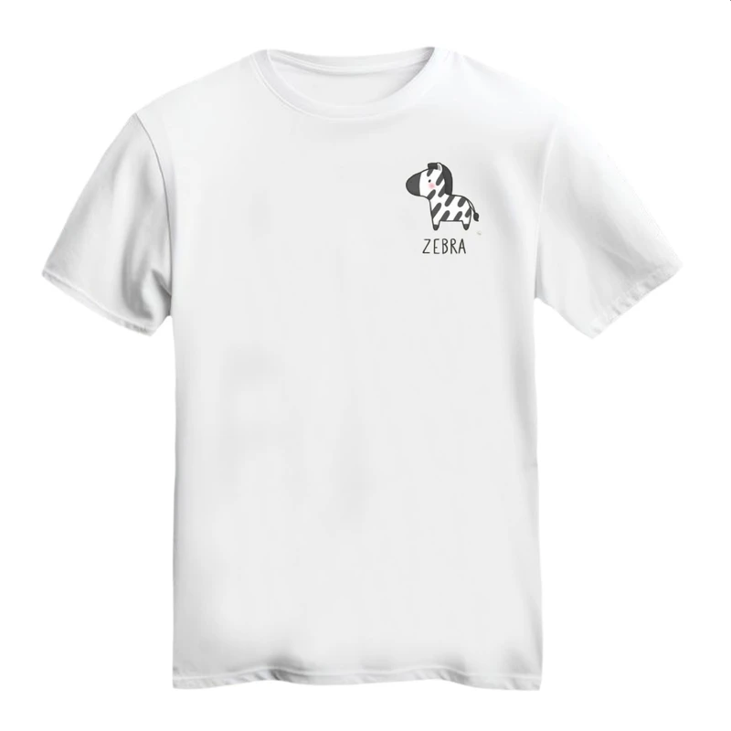 تی شرت آستین کوتاه زنانه مدل گورخر کد 7