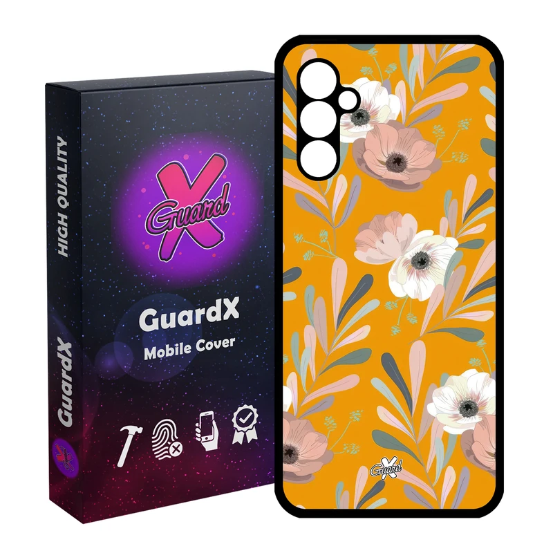 کاور گارد ایکس طرح Flower مدل Glass10647 مناسب برای گوشی موبایل سامسونگ Galaxy A24/A24 4G/M34 5G