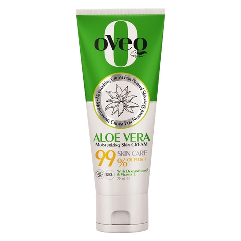 کرم مرطوب کننده و آبرسان اوک شاین مدل آلوئه ورا حجم 75 میلی لیتر