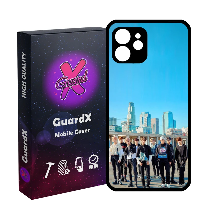 کاور گارد ایکس طرح استری کیدز مدل Glass10687 مناسب برای گوشی موبایل اپل iPhone 12