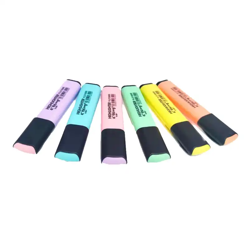 ماژیک علامت گذار یالونگ مدل YL215005 پاستیلی بسته 6 عددی