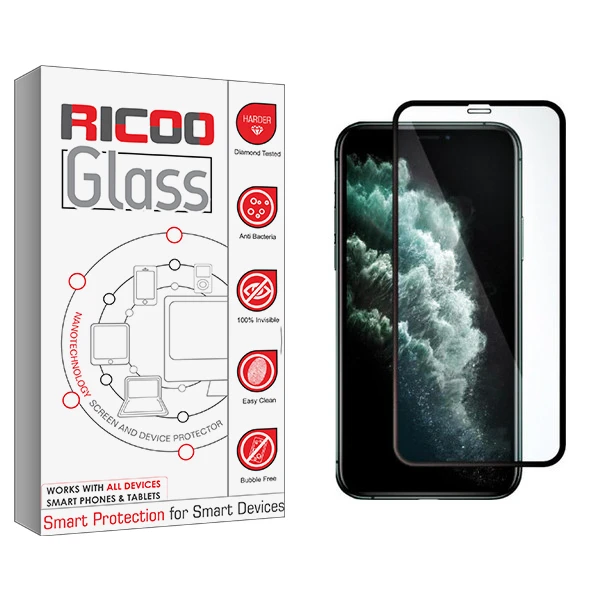 محافظ صفحه نمایش ریکوو مدل +HD مناسب برای گوشی موبایل اپل iPhone 11 promax