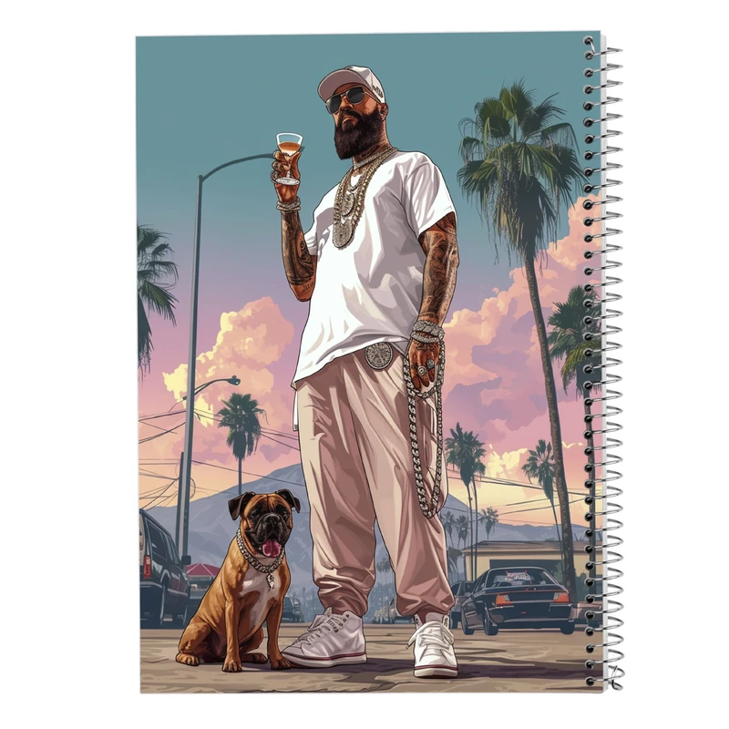 دفتر مشق 100 برگ مدوپد مدل GTA کد DF14315