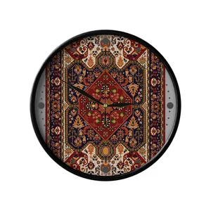 ساعت دیواری مدوپد طرح فرش بوته زار مدل pod00472