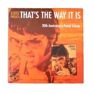 تمبر یادگاری مدل الویس پریسلی کد DS2571 