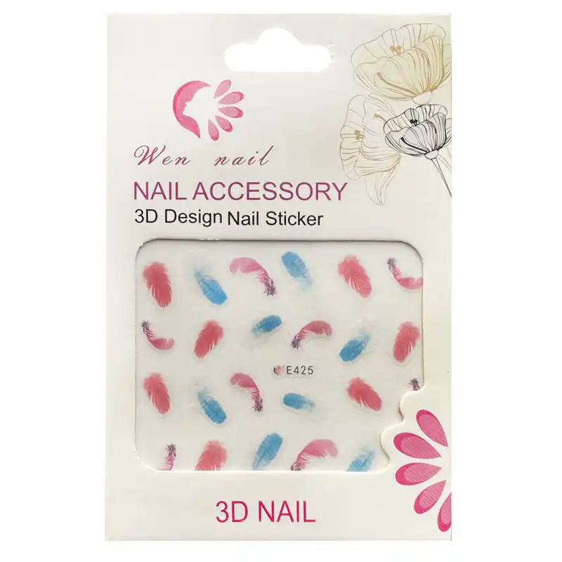 برچسب لنز ناخن مدل E-425