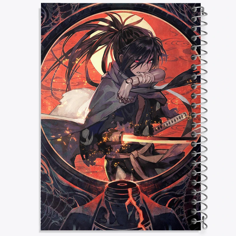 دفتر شطرنجی 50 برگ خندالو مدل هیاکیمارو انیمه دورورو کد 33642