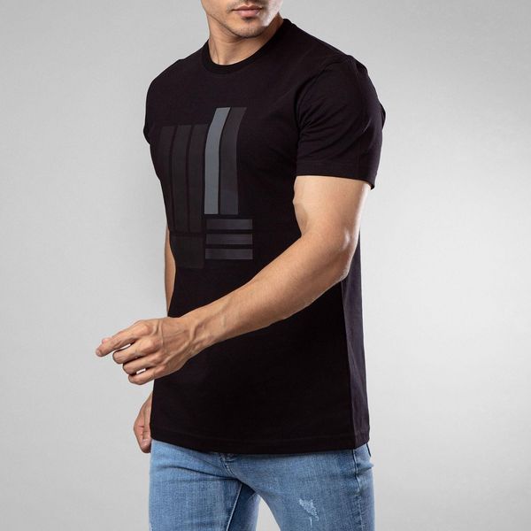 تی شرت آستین کوتاه مردانه باینت مدل 552-1 رنگ مشکی