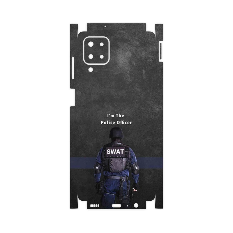 برچسب پوششی ماهوت مدل Police Officer-FullSkin مناسب برای گوشی موبایل سامسونگ Galaxy F12