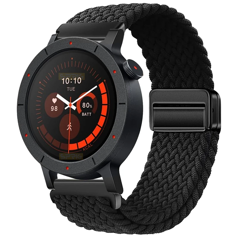 بند اسپریگ مدل Braided Solo magnet TW مناسب برای ساعت هوشمند ناتینگ سایز mm 22 سری CMF Watch Pro 3