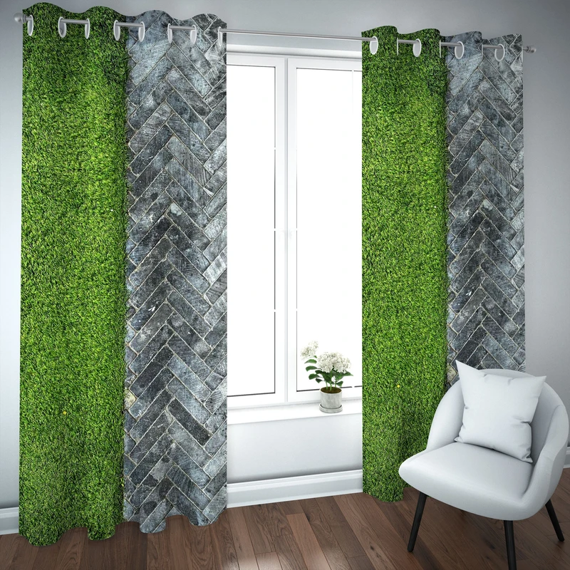 پرده مدل چاپی هازان سایز 300×150 سانتی متر 