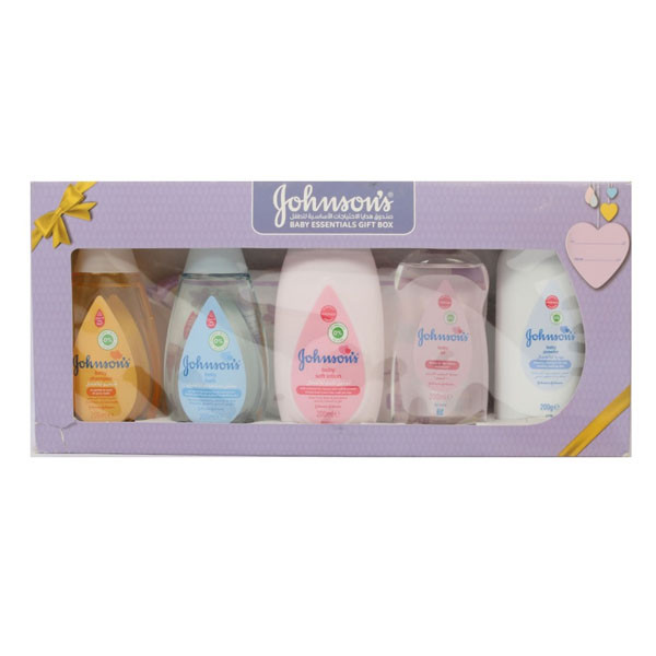 ست حمام کودک جانسون مدل Baby Gift Box مجموعه 6 عددی