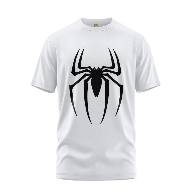 تی شرت آستین کوتاه زنانه هومرو مدل TW465 طرح عنکبوت