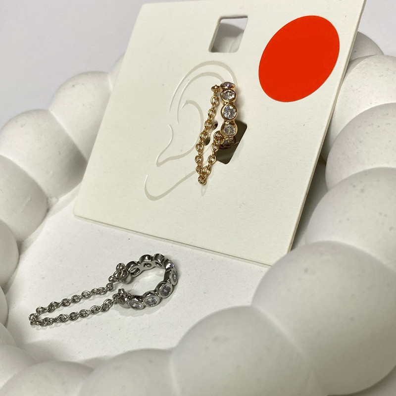 پیرسینگ گوش زنانه مدل ایرکاف آویز دار پیرسینگ گوش زنانه مدل ایرکاف آویز دار