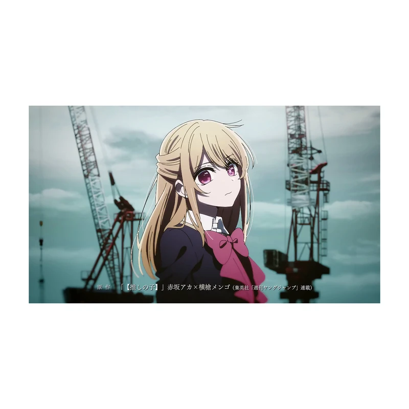 استیکر لپ تاپ و موبایل مدل انیمه طرح اوشی نو کو روبی هوشینو oshi no ko Ruby Hoshino کد 1194