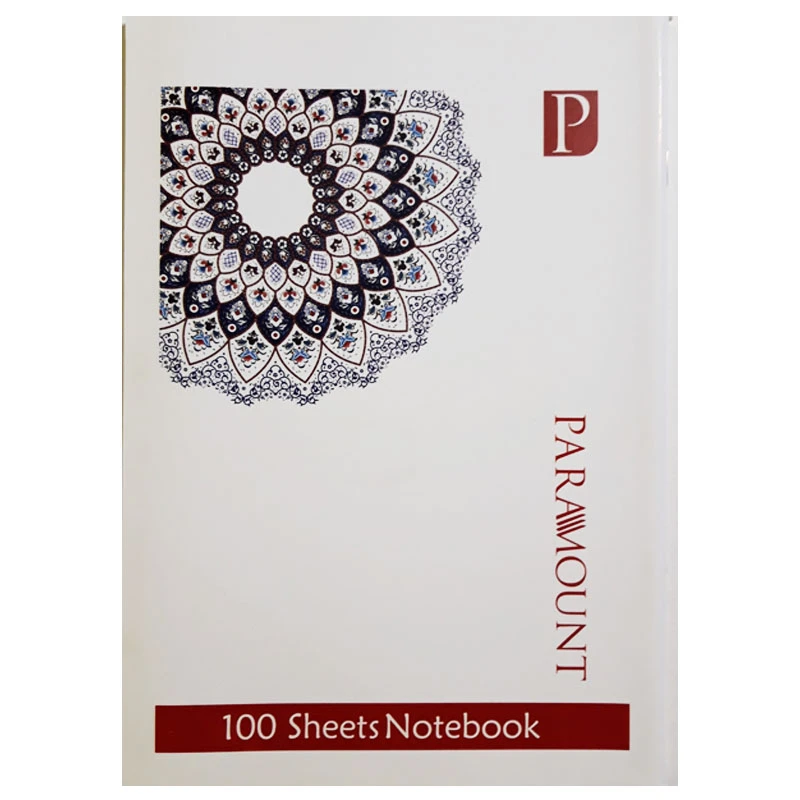 دفتر مشق 100 برگ پارانوت طرح هندسی