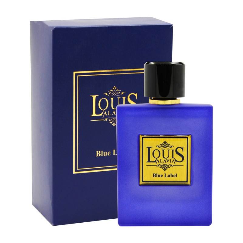 ادو پرفیوم مردانه لوئیز آلاویا مدل blue label حجم 100 میلی لیتر