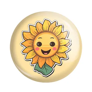 مگنت خندالو مدل گل و گیاه کد 36639