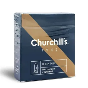 کاندوم برند چرچیلز پک 4عددی مدل تأخیری 